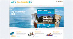 Desktop Screenshot of adria-apartments-krk.com